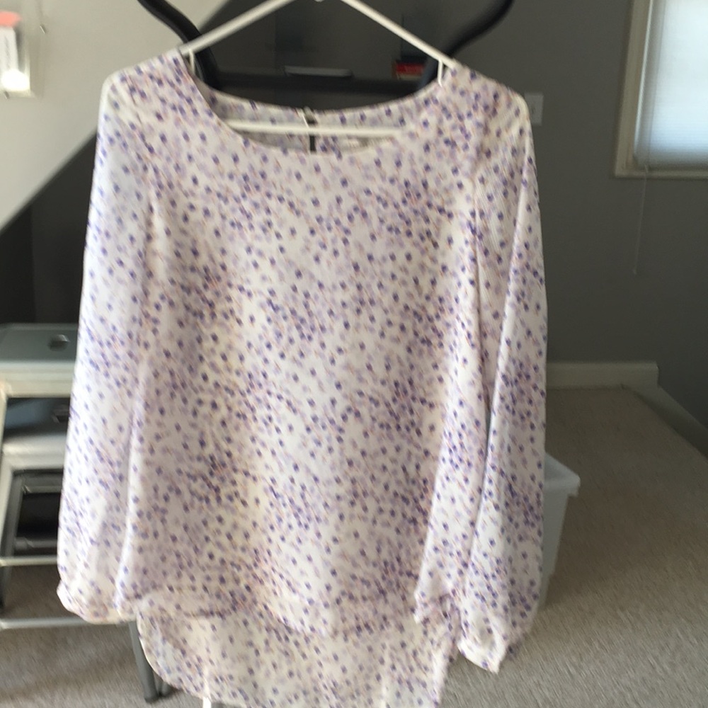 Lauren Conrad floral blouse. Size S
